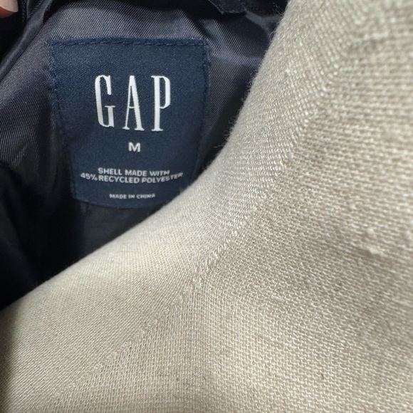 Gap Black Plaid Long Wool Shirt Jacket - Picture 5 of 6